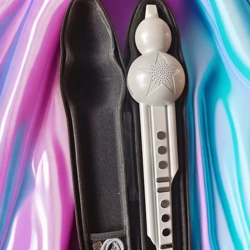Musical Instrument You Blow Into - Elektrikli sesli su kabağı ipeği, elektronik