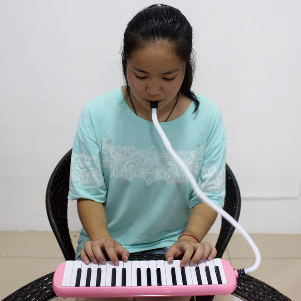 Musical Instrument I Play - 32 Tuşlu Pembe Melodika Pianika Müzik
