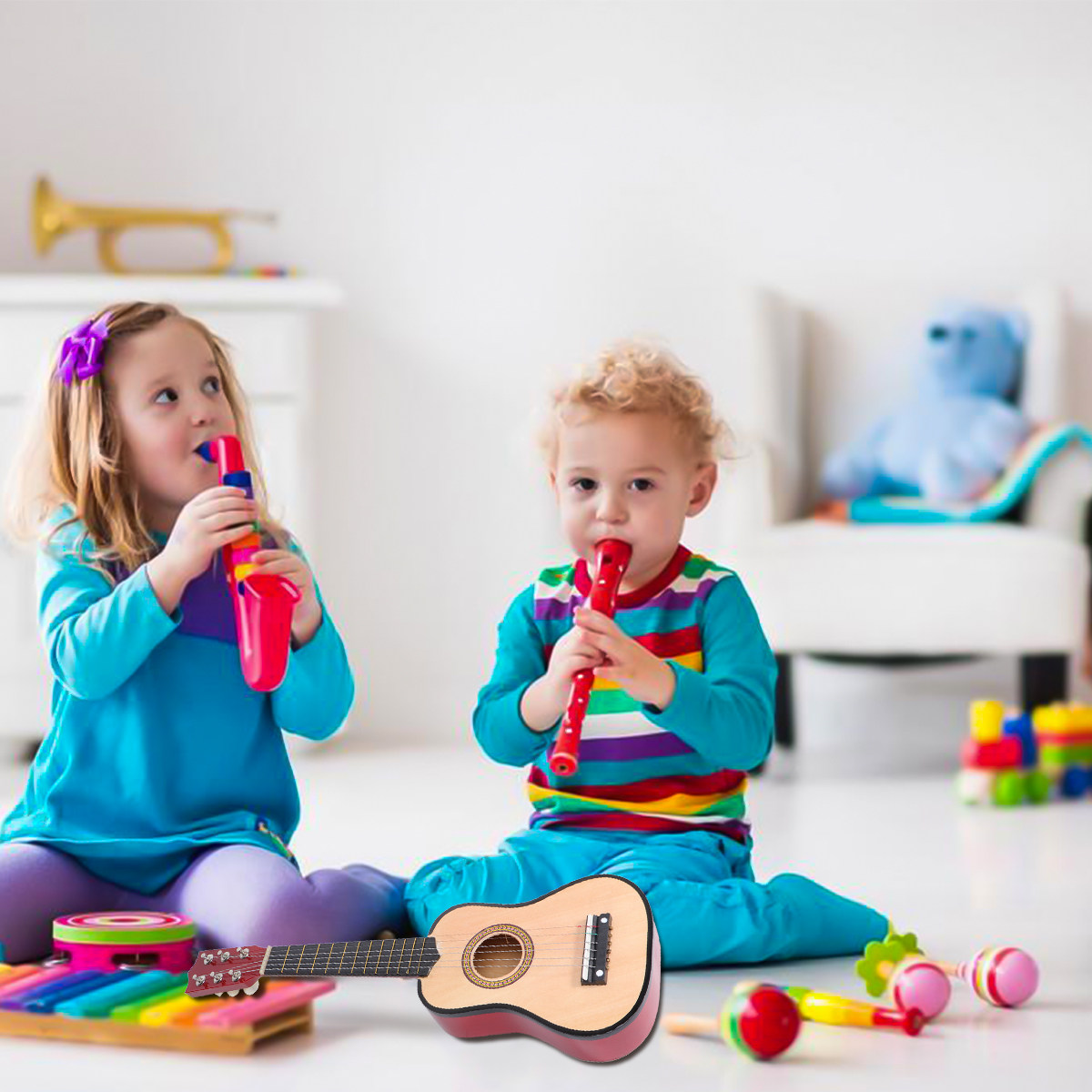 Musical Instrument I Play - 21 inç Çocuk Akustik Halk Gitar