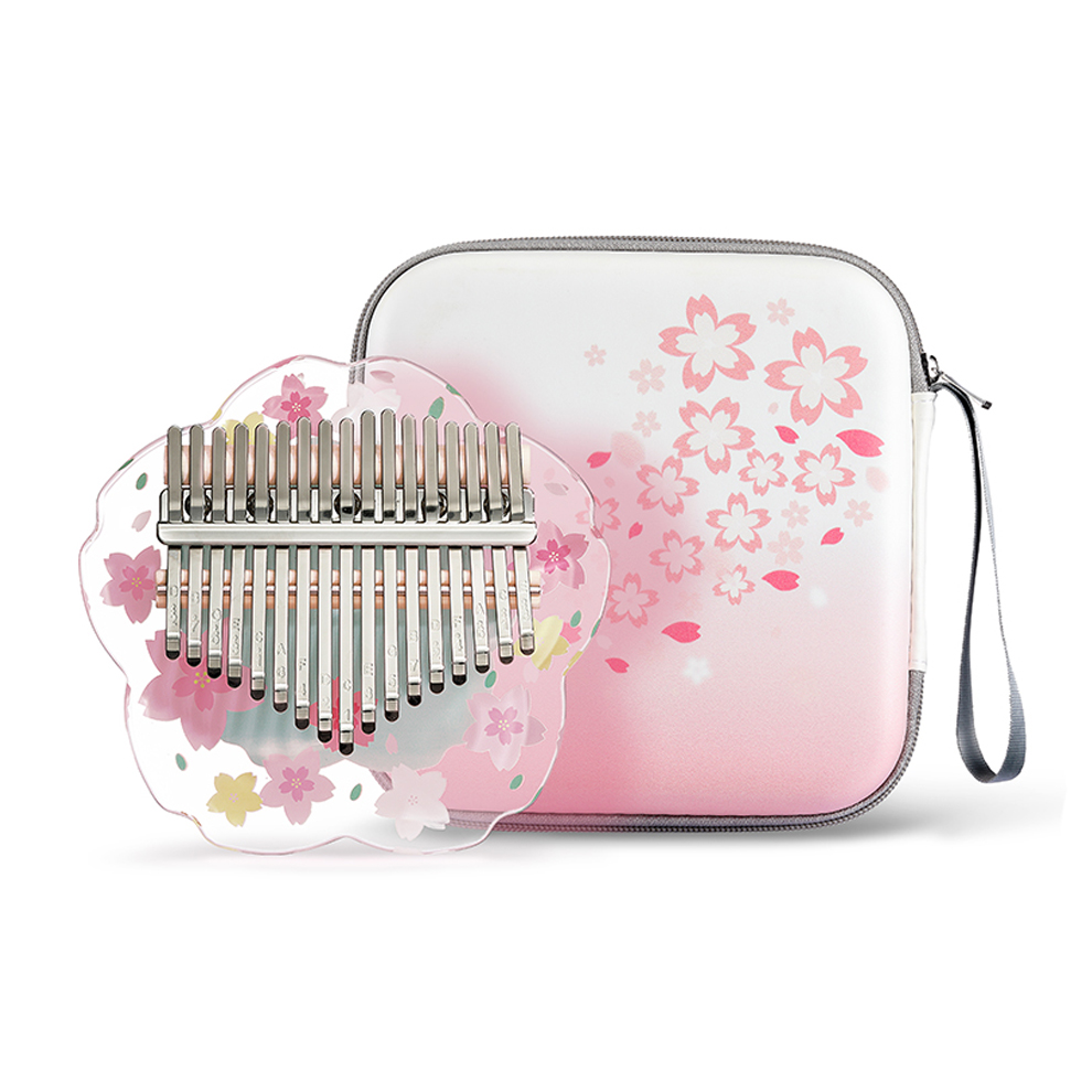 Musical Instrument Box - Hluru Kalimba 21 tuşları ile kılıf
