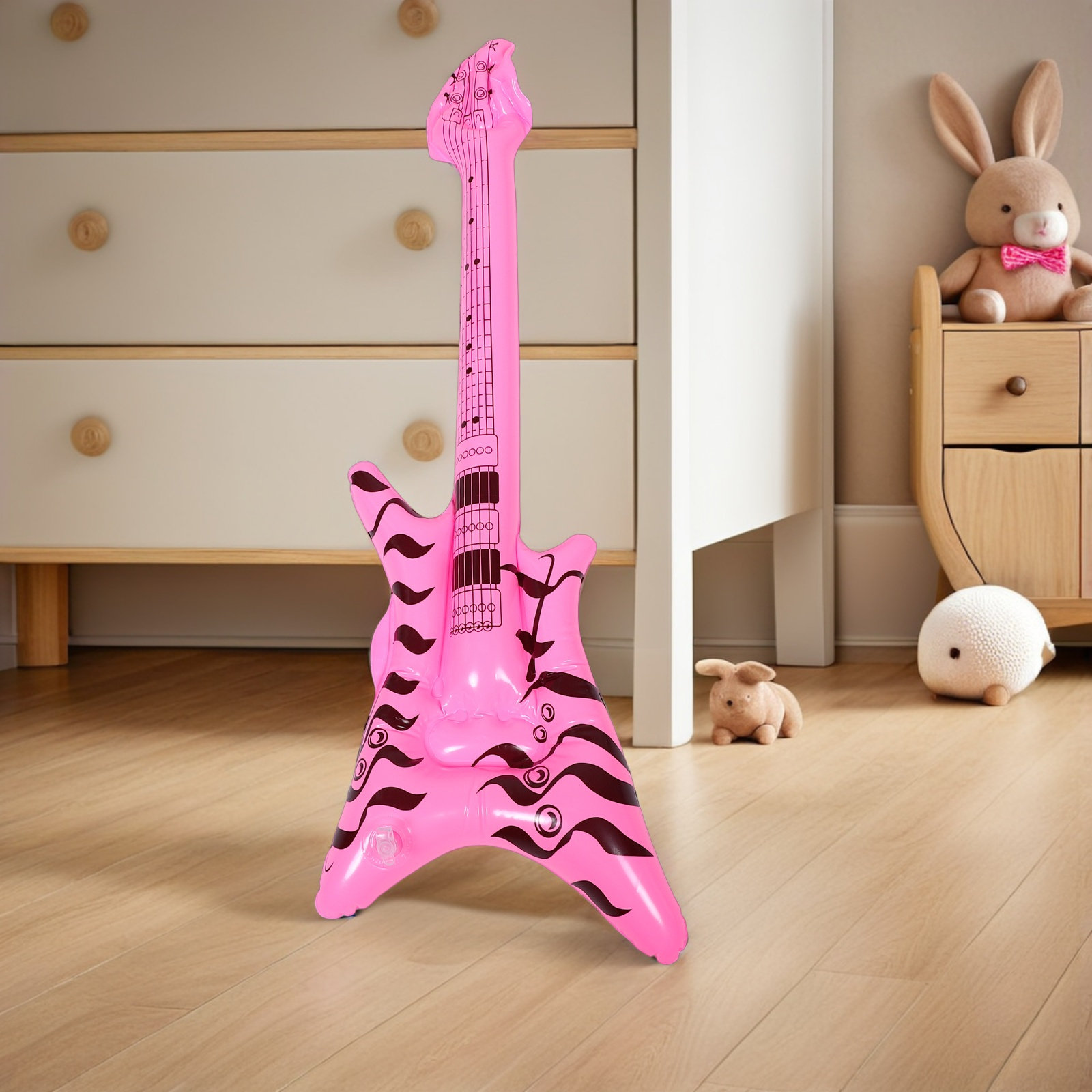 Musical Instrument You Blow Into - Şişirilebilir Rock and Roll Gitarı Retro