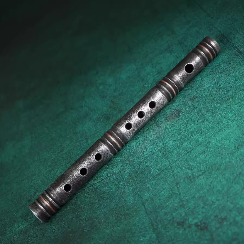 Musical Instrument You Blow Into - Geleneksel Flüt Bakır El Yapımı Enine