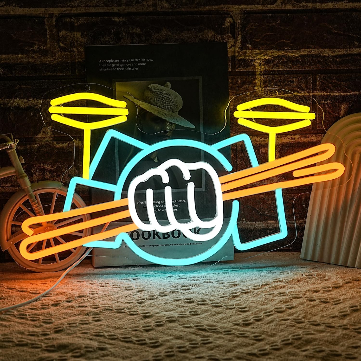 Davul Seti Neon Tabela USB Güç - Musical Instruments incelemesi ve fiyatı