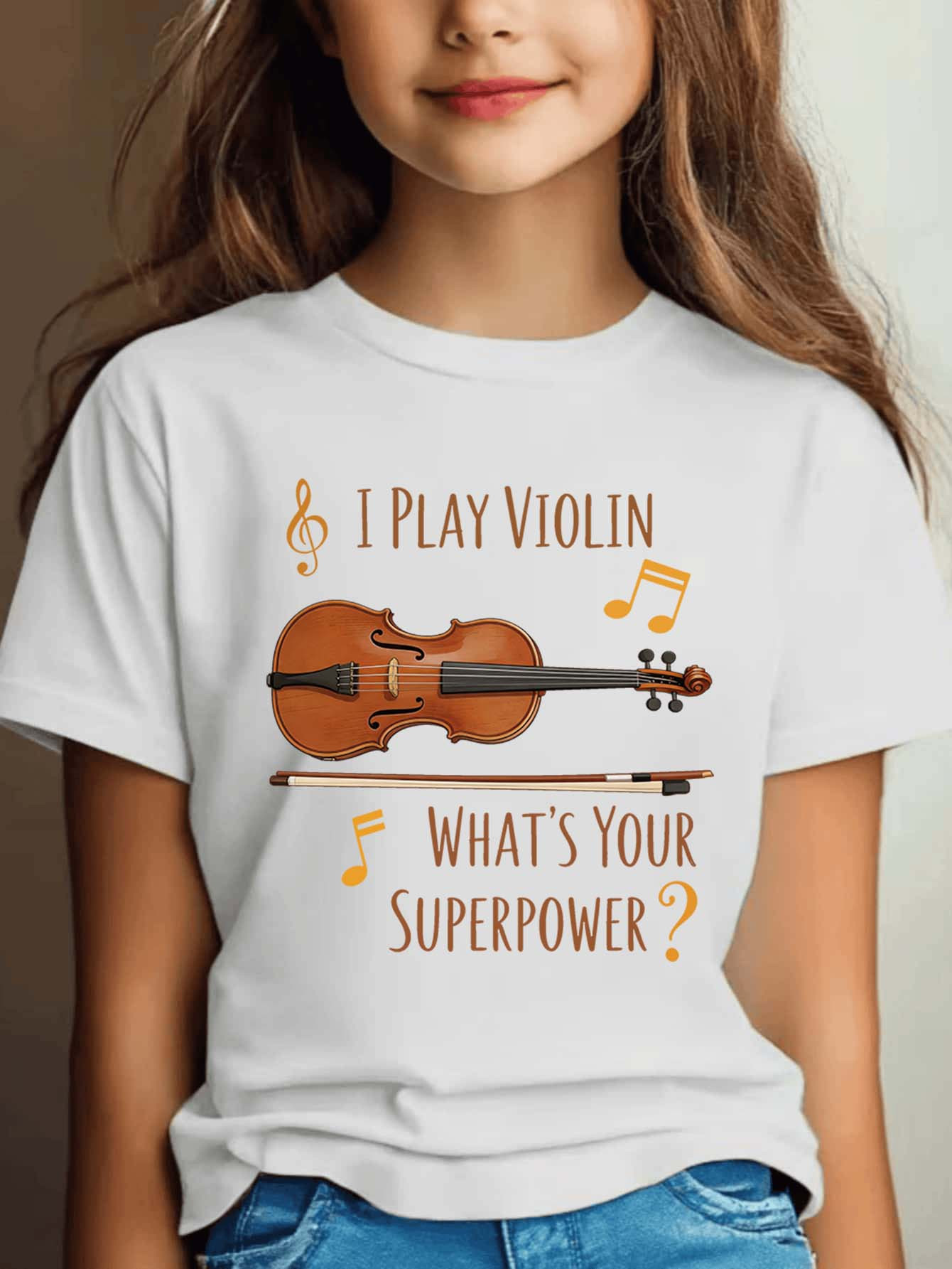 Keman Notası Baskılı Erkek Kız - Musical Instrument Family incelemesi ve fiyatı